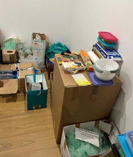 Registro vivienda en una operación contra el tráfico de droga, con cinco detenidos