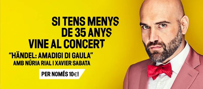 Venta de entradas para menores de 35 años en L'Auditori. 