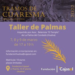 Cartel del taller.