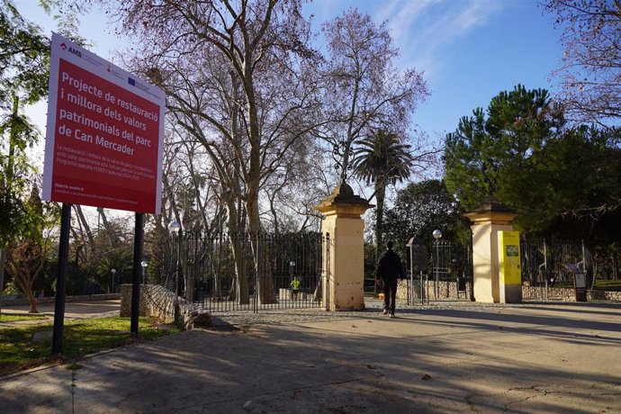 El AMB inicia la restauración patrimonial del Parc de Can Mercader en Cornell de Llobregat.