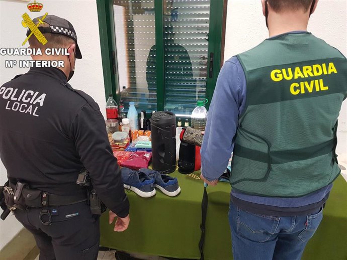 Objetos intervenidos por la Guardia Civil robados enla Vall d'Albaida