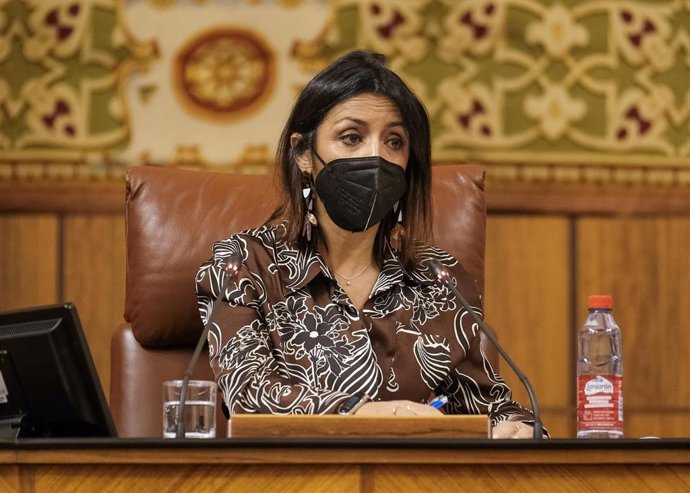 La presidenta del Parlamento de Andalucía, Marta Bosquet, en una imagen de archivo.