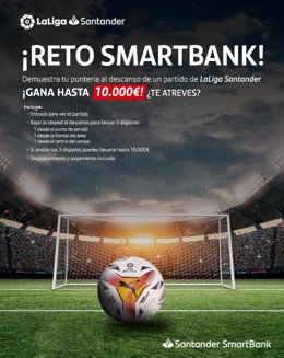 El Reto SmartBank pondrá en juego 10.000 euros en el descanso del Sevilla-Betis
