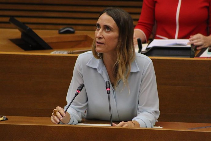 La diputada y portavoz de Compromís en la Comisión de Derechos Humanos del parlamento valenciano, Cristina Rodríguez