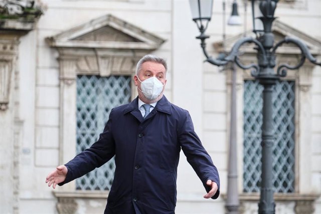 Archivo - Lorenzo Guerini, ministro de Defensa de Italia