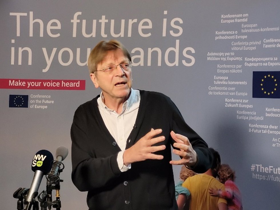 El eurodiputado y exprimer ministro belga, Guy Verhofstadt.