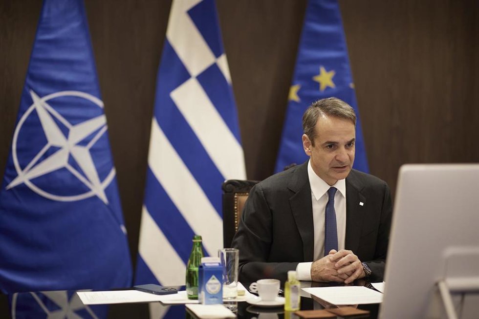 El primer ministro de Grecia, Kyriakos Mitsotakis.