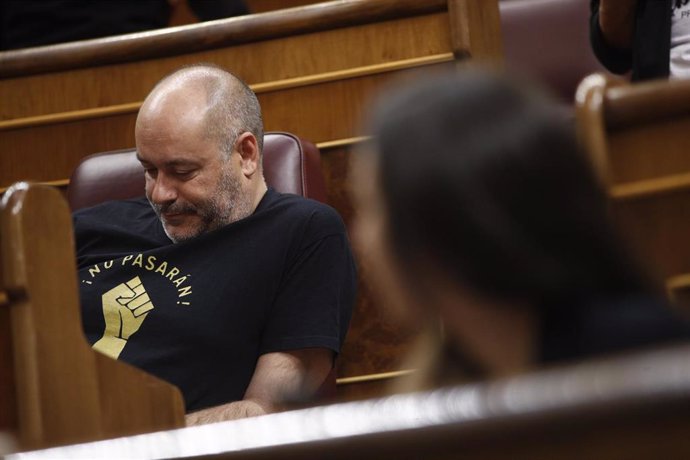 Archivo - El diputado de ERC en el Congreso de los Diputados, Jordi Salvador