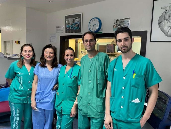 Equipo de Cardiología del Hospital Universitario de Badajoz.