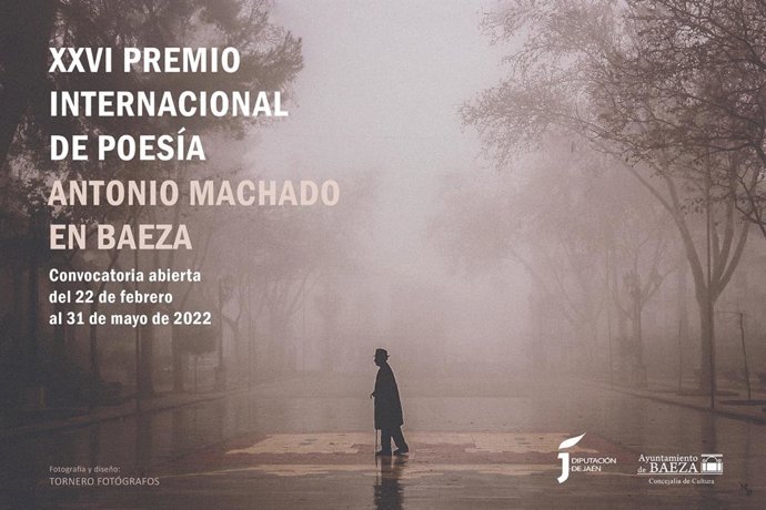 Cartel del XXVI Premio Internacional de Poesía Antonio Machado en Baeza.