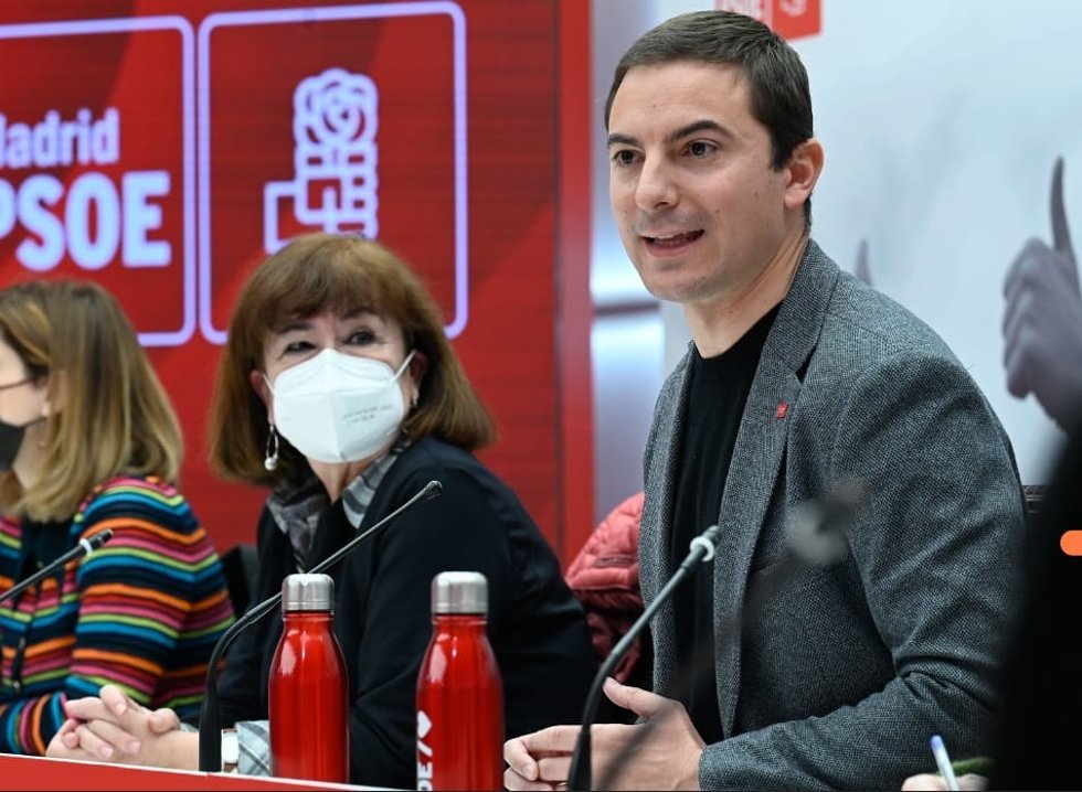 El secretario general del PSOE de Madrid, Juan Lobato