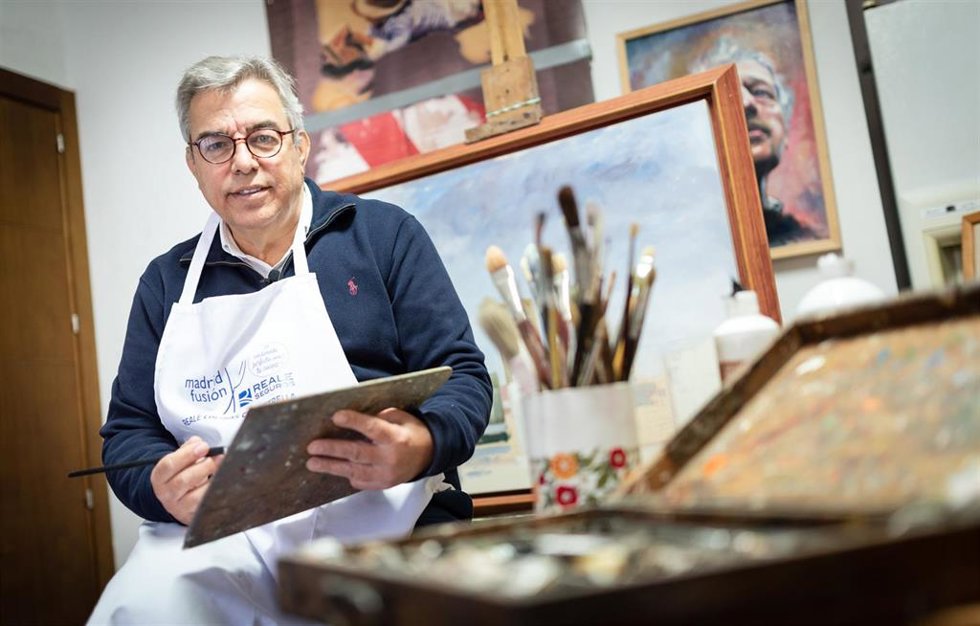 Archivo - El pintor Emilio Fernández-Galiano