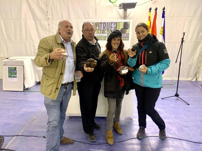 La mejor trufa de la Feria de Vera de Moncayo alcanza los 2.000 euros.