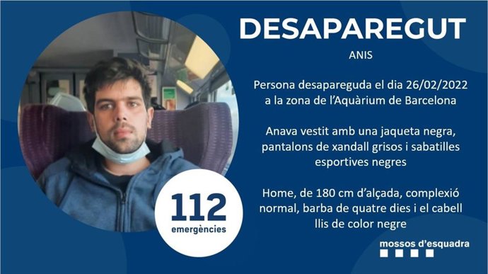 Imatge del desaparegut aquest dissabte a Barcelona.