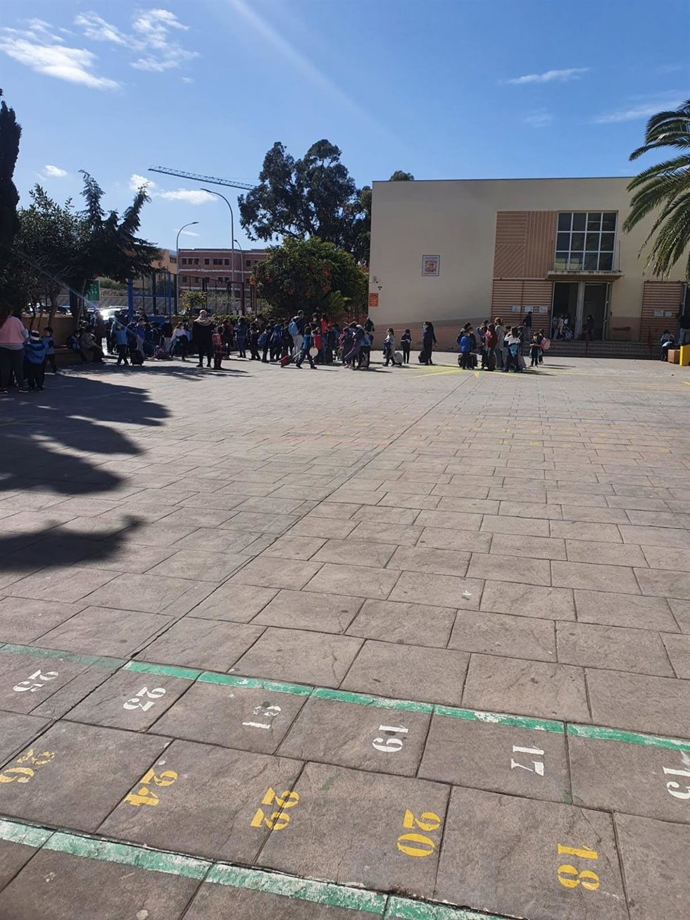 PATIO ESCOLAR DE UN CENTRO EDUCATIVO DE MELILLA