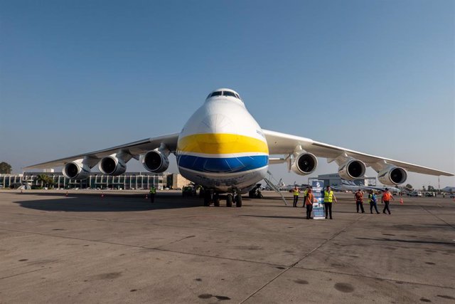 Archivo - El avión de transporte ucraniano AN-225 'Mriya'