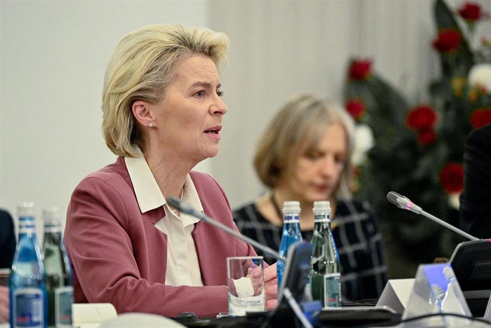 La presidenta de la Comisión Europea, Ursula von der Leyen