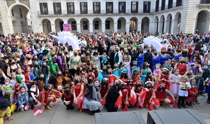 Participantes en el Carnaval de Santander