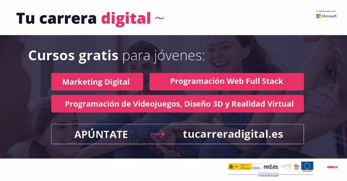 Cursos gratis para jóvenes de Adecco.