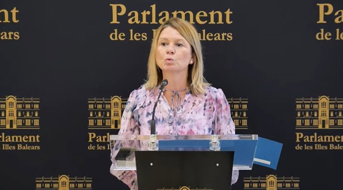 La portavoz adjunta del PP en el Parlament, Núria Riera.