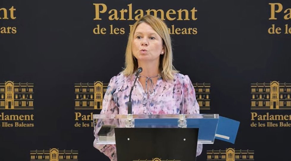 La portavoz adjunta del PP en el Parlament, Núria Riera.