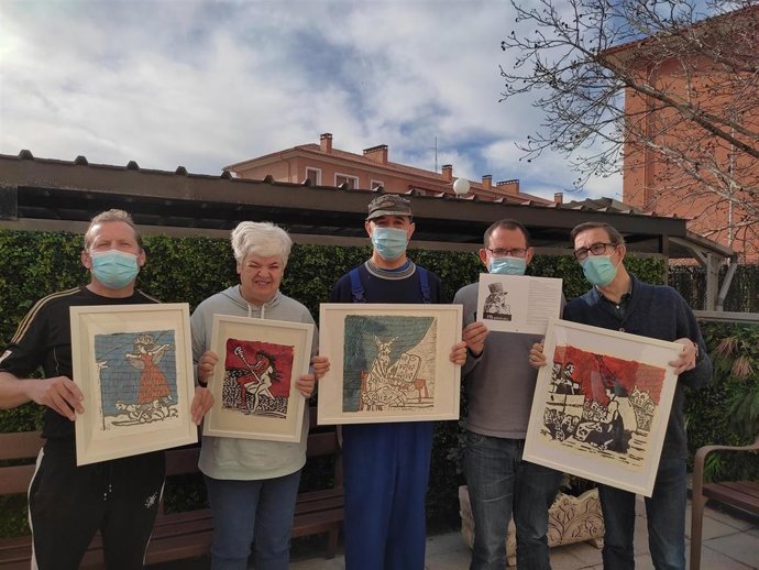 El Museo de Zaragoza muestra una reinterpretación de los grabados de Goya hecha por personas con discapacidad