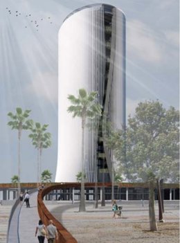 Recreación virtual de la intervención que se prevé en Entrenúcleos, en Dos Hermanas (Sevilla).