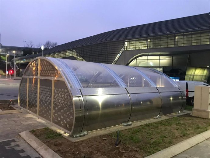 Nuevo aparcabicis de Loiola