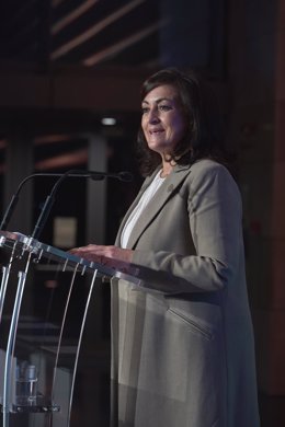 La presidenta de La Rioja, Concha Andreu, en un acto en Riojafórum