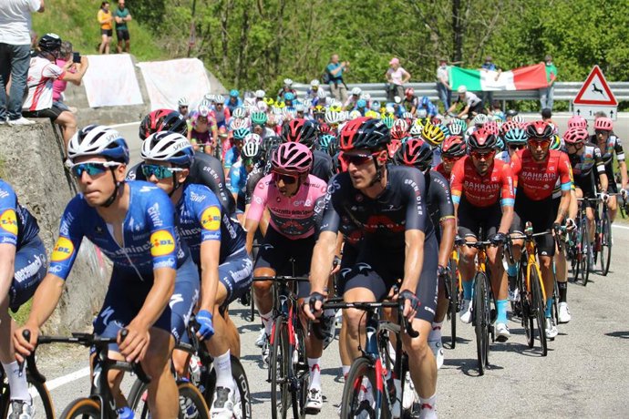 Archivo - Etapa del Giro de Italia 2021