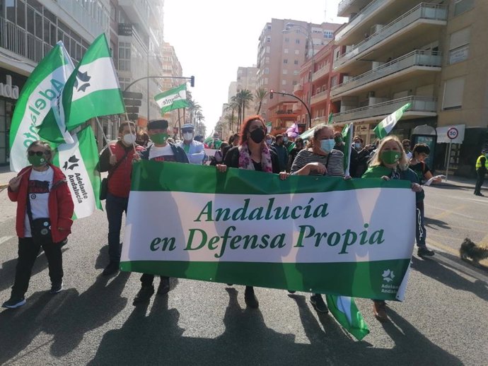 Marcha por el 28F en Cádiz