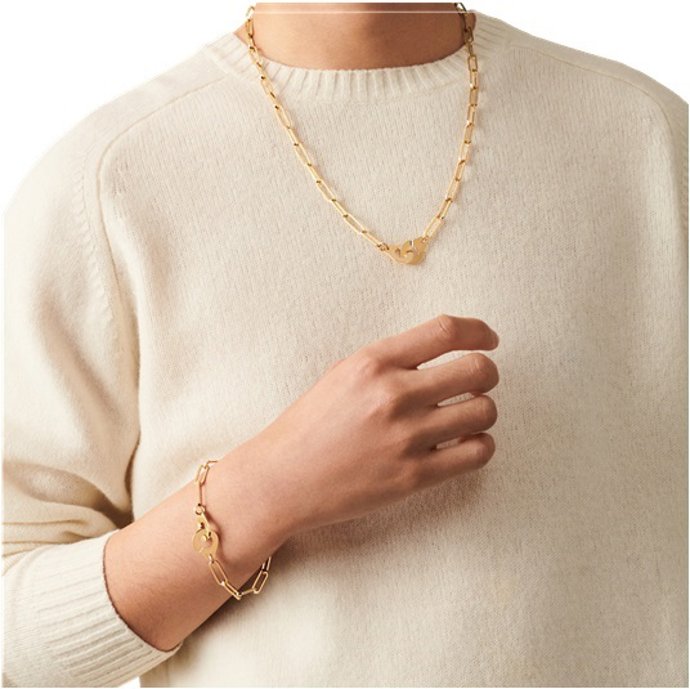 Collar y Pulsera Menottes hombre