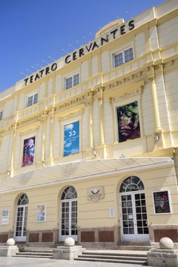 Archivo - Fachada del Teatro Cervantes de Málaga