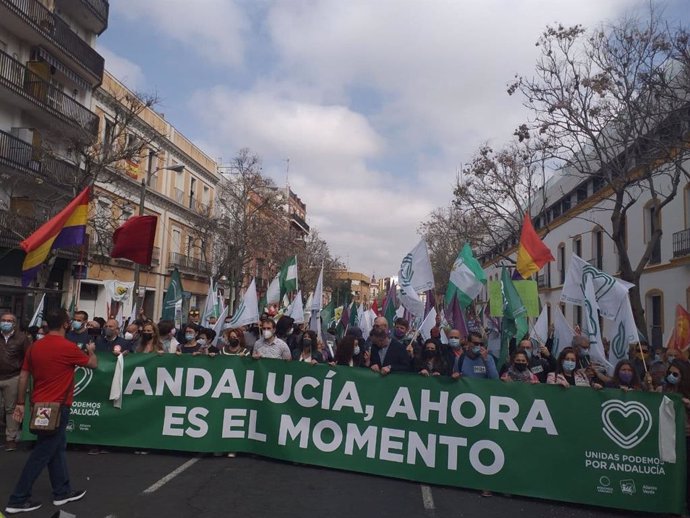 Manifestación del 28F en Huelva