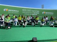 Iberdrola amplía su apoyo a 600.000 mujeres deportistas para que "la igualdad sea una realidad"