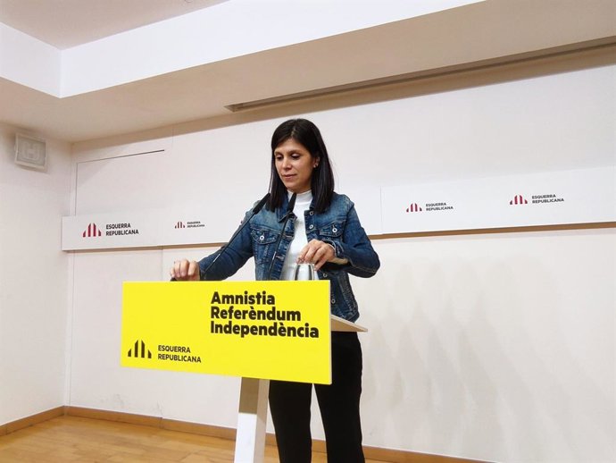 La secretria general adjunta i portaveu d'ERC, Marta Vilalta