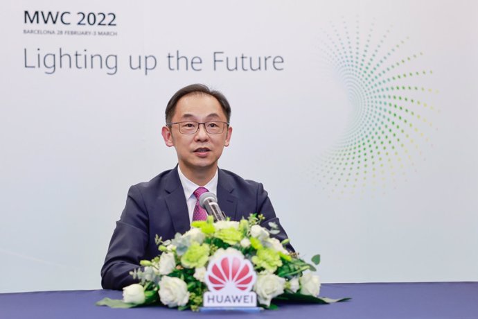 Ryan Ding giving a keynote speech