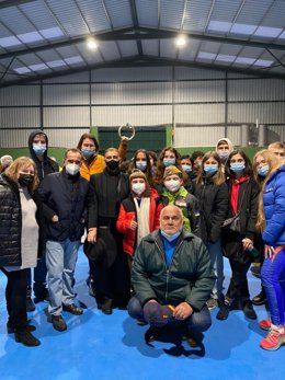 Expedición ucraniana acogida por el Ayuntamiento de El Tiemblo.