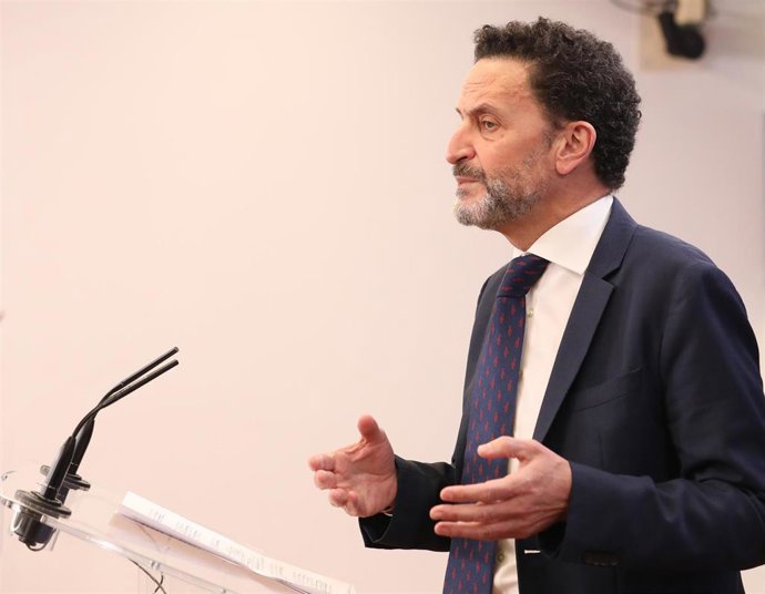 Archivo - El portavoz adjunto de Ciudadanos, Edmundo Bal, en una rueda de prensa durante la Junta de Portavoces, en el Congreso de los Diputados, a 25 de enero de 2022, en Madrid (España).
