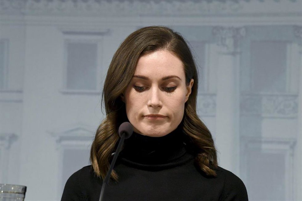 La primera ministra de Finlandia, Sanna Marin. 