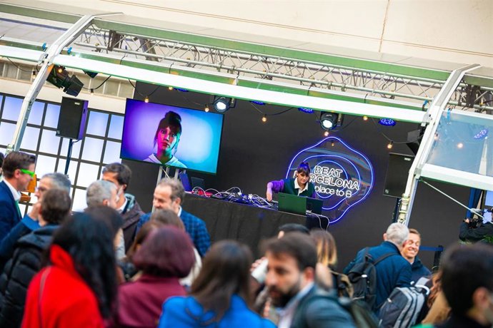 Inauguración del espacio 'Beat Barcelona' en el MWC