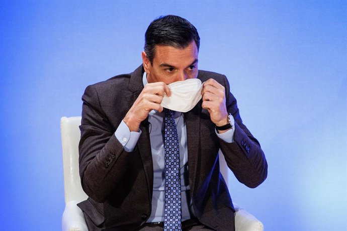 Archivo - Arxiu - Sánchez participa en un acte centrat en les pensions