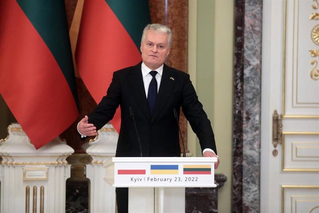 El presidente de Lituania, Gitanas Nauseda