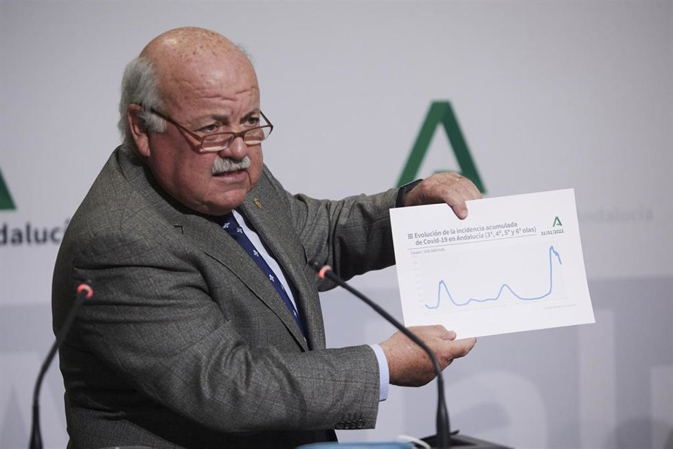 El consejero de Sanidad, Jesús Aguirre