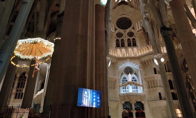 Samsung installa televisors 8K a la basílica de la Sagrada Família