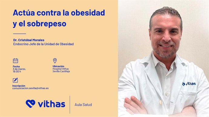 La conferencia la impartirá el doctor Cristóbal Morales.