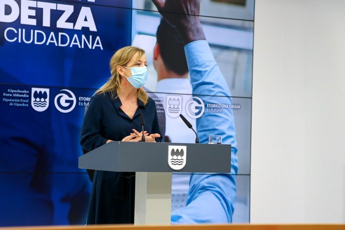 Archivo - La portavoz de la Diputación de Gipuzkoa, Eider Mendoza