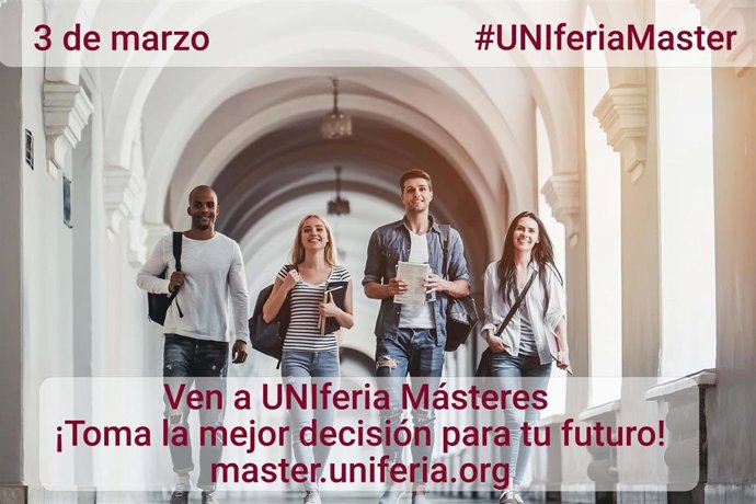 Cartel de la III edición UNIFeria Másters