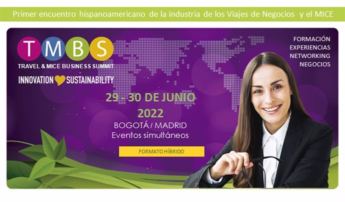 Madrid y Bogotá acogerán en junio el primero congreso simultáneo sobre viajes de negocios y eventos