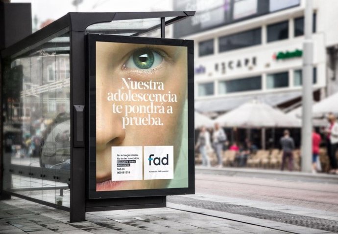 Uno de los anuncios de la campaña 'Adolescencia' de FAD Juventud